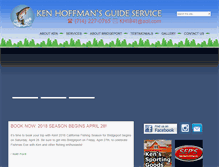 Tablet Screenshot of kenhoffmansguideservice.com